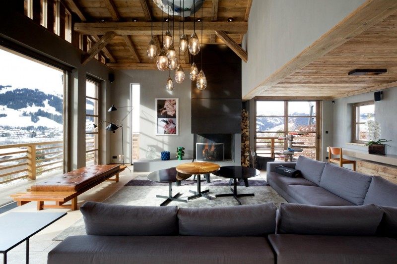 interieur montagne alpes france moderne design meubles design