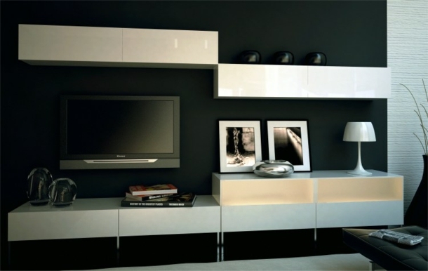 meuble contemporain tele design