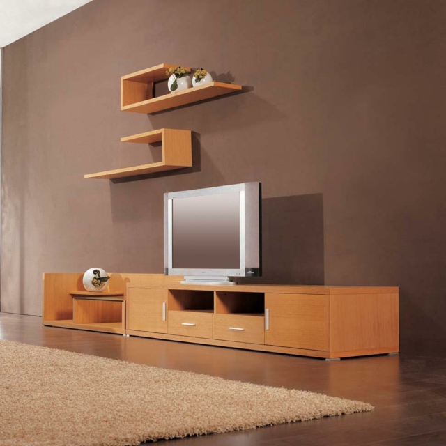 meuble tv design bois