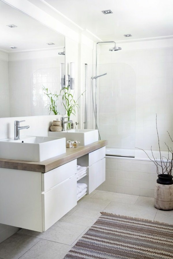 Grand miroir salle de bains simple classique pure vision