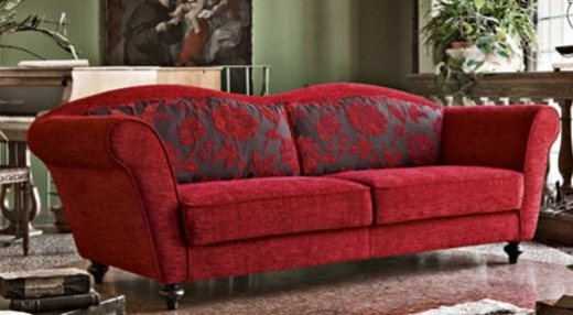 poltronesofà canape moderne elegant rouge