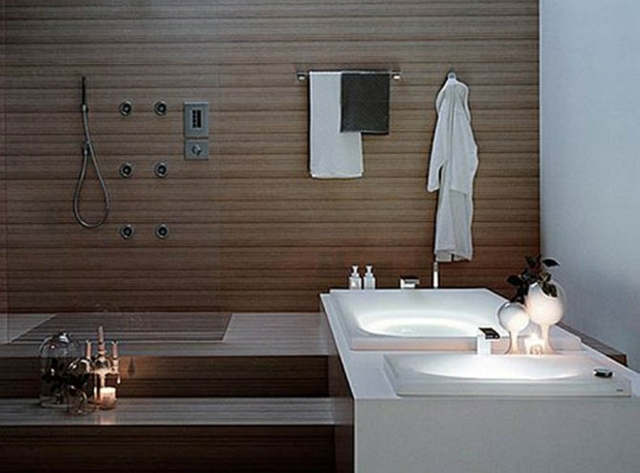 salle de bains contemporaine decor retro