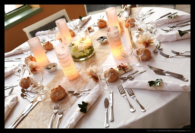 table mariage decoration minimaliste