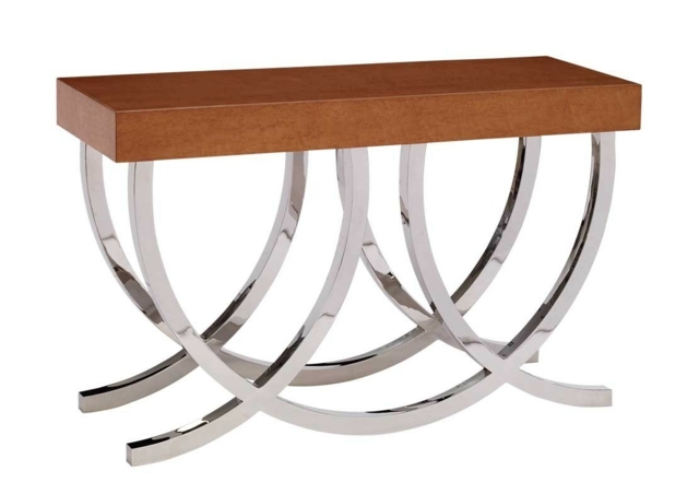 table meuble bois inox moderne