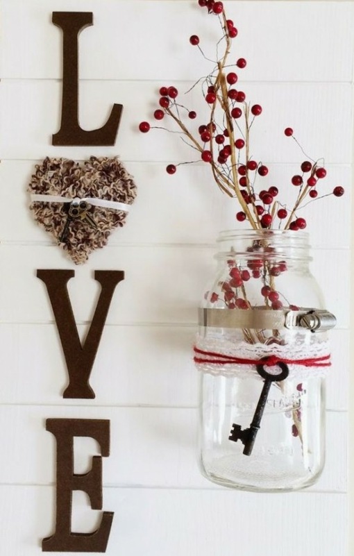 14 février panneau decoratif love