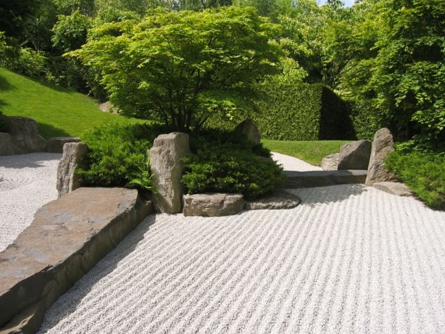 aménagement paysager jardin japonais traditionnel