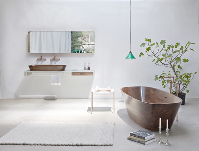 baignoire lavabo design set complet contexte