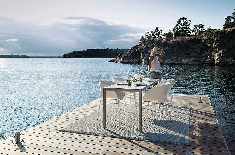 chaises design scandinave blanc minimaliste vintage bram bollen