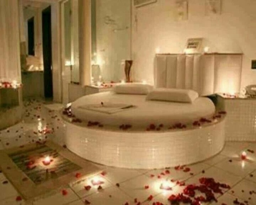 chambre coucher romantique saint valentin