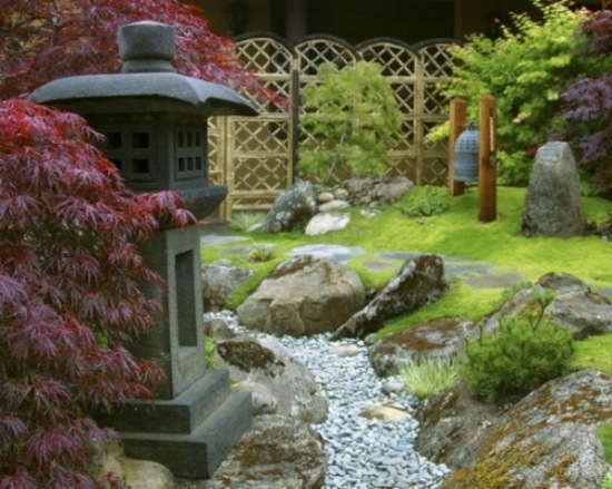 deco originale jardin deco zen