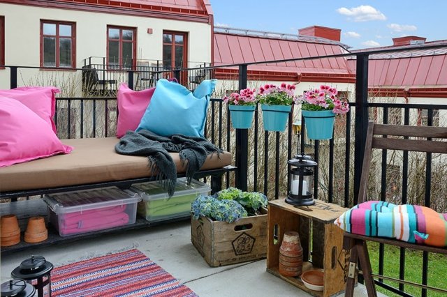 decoration balcon terrasse meubles