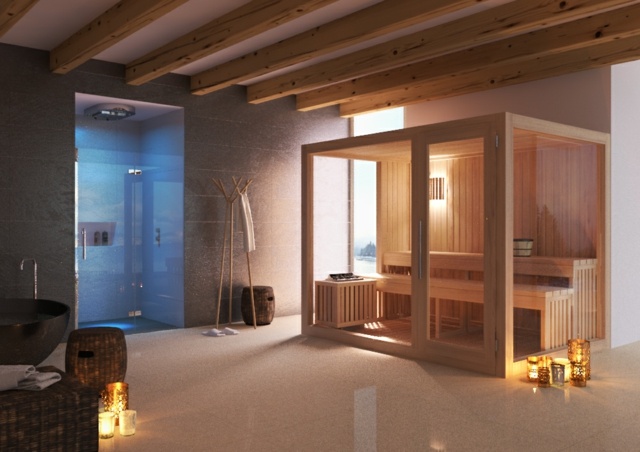 aménagement SDB sauna