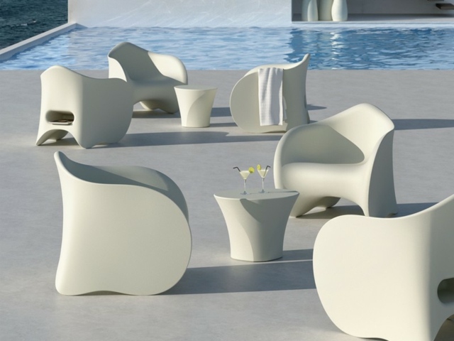 fauteuil concept blanc set salon