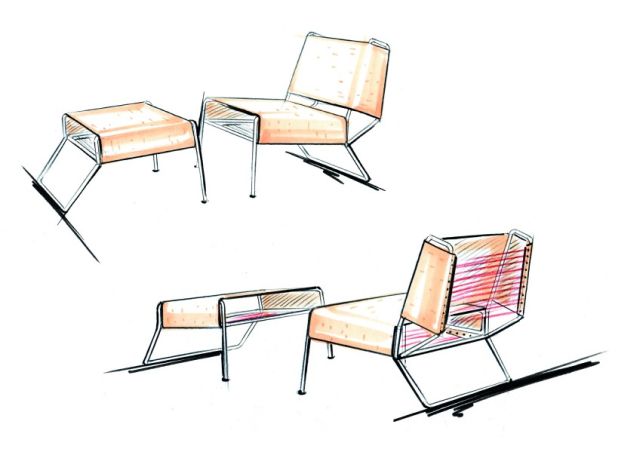 moderne fauteuil design koshcheeva dessin sibirjak