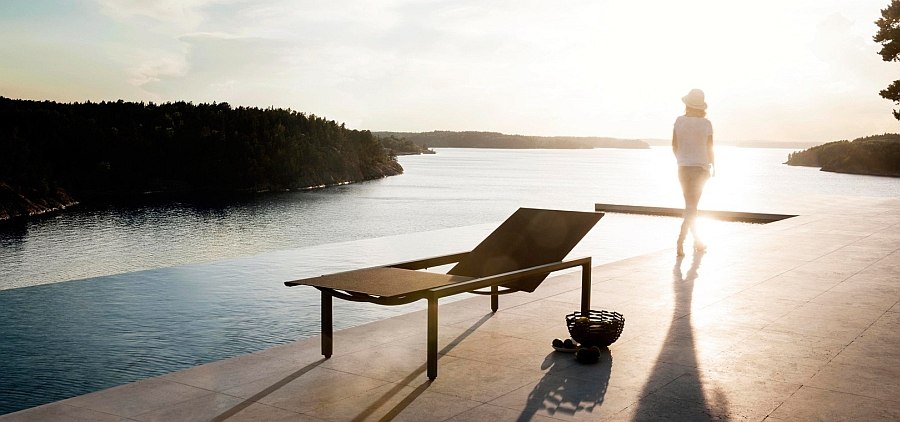 gout-scandinave-illum-moderne design scandinave vintage extérieur urbain contemporain piscine chaise longue
