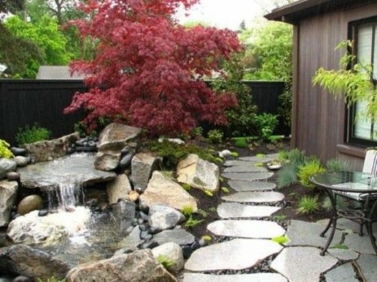 idee amenagement jardin zen japonais moderne