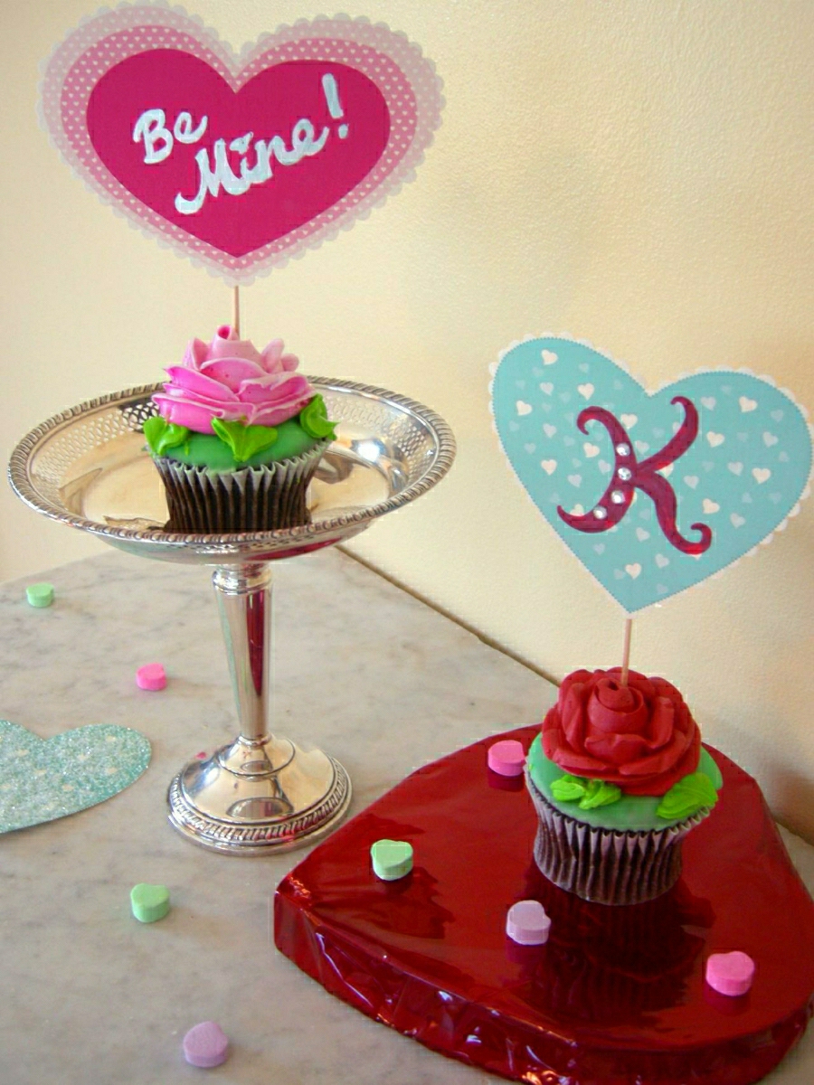 cupcake saint valentin boîte aux chocolats petit coeur