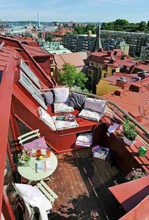 idee decoration toit-terrasse petit espace