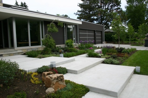 jardin design moderne
