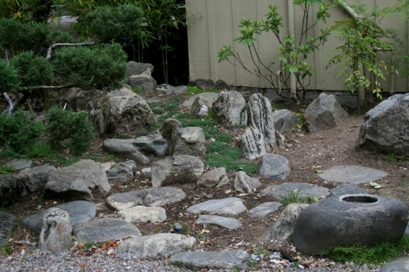 jardin japonais deco pierre