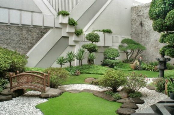 jardin japonais moderne