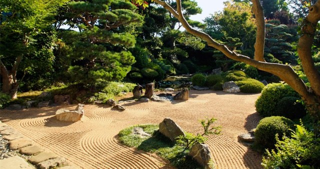jardin japonais zen sec méditation