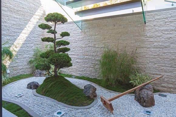 jardin minimaliste design zen