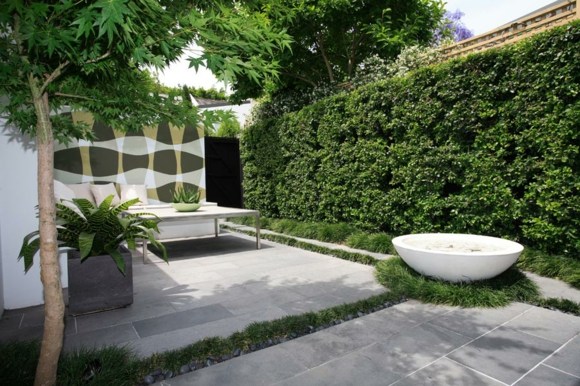 jardin minimalsite moderne meubles