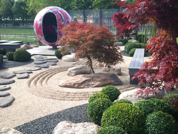 jardin moderne inspiration zen