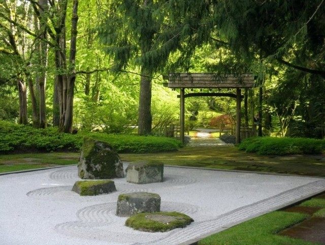 jardin zen sec portail