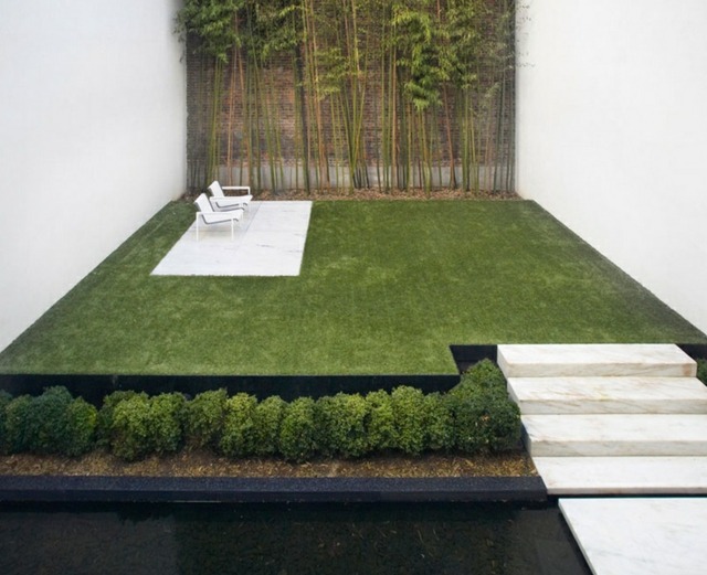 jardinet urbain style zen minimaliste
