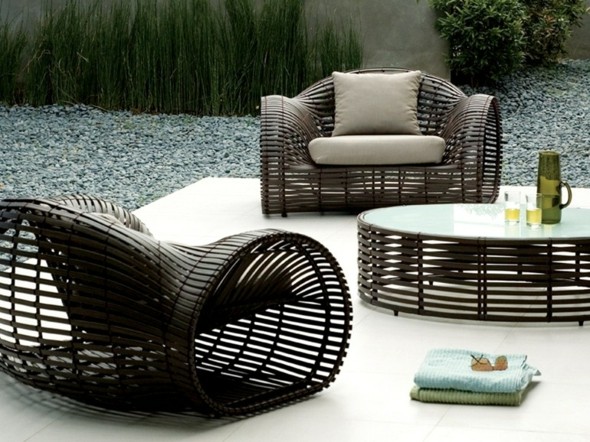 meubles de jardin en rotin elegants KENNETH COBONPUE