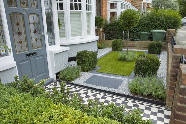 petit jardin moderne anglais rue