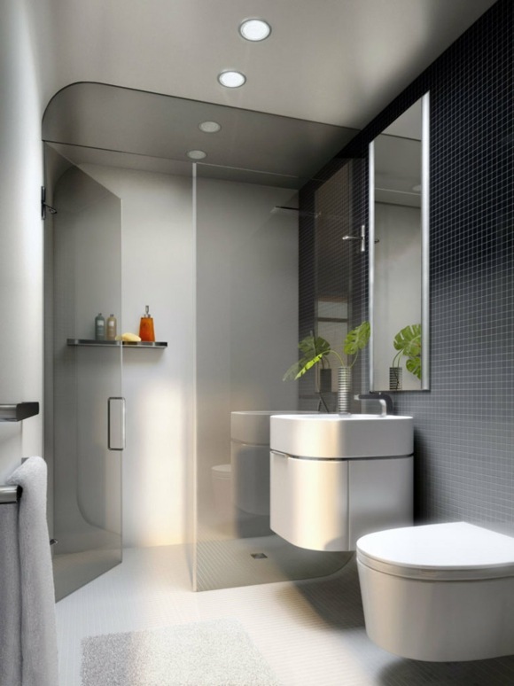 salle de bain design petit espace design moderne