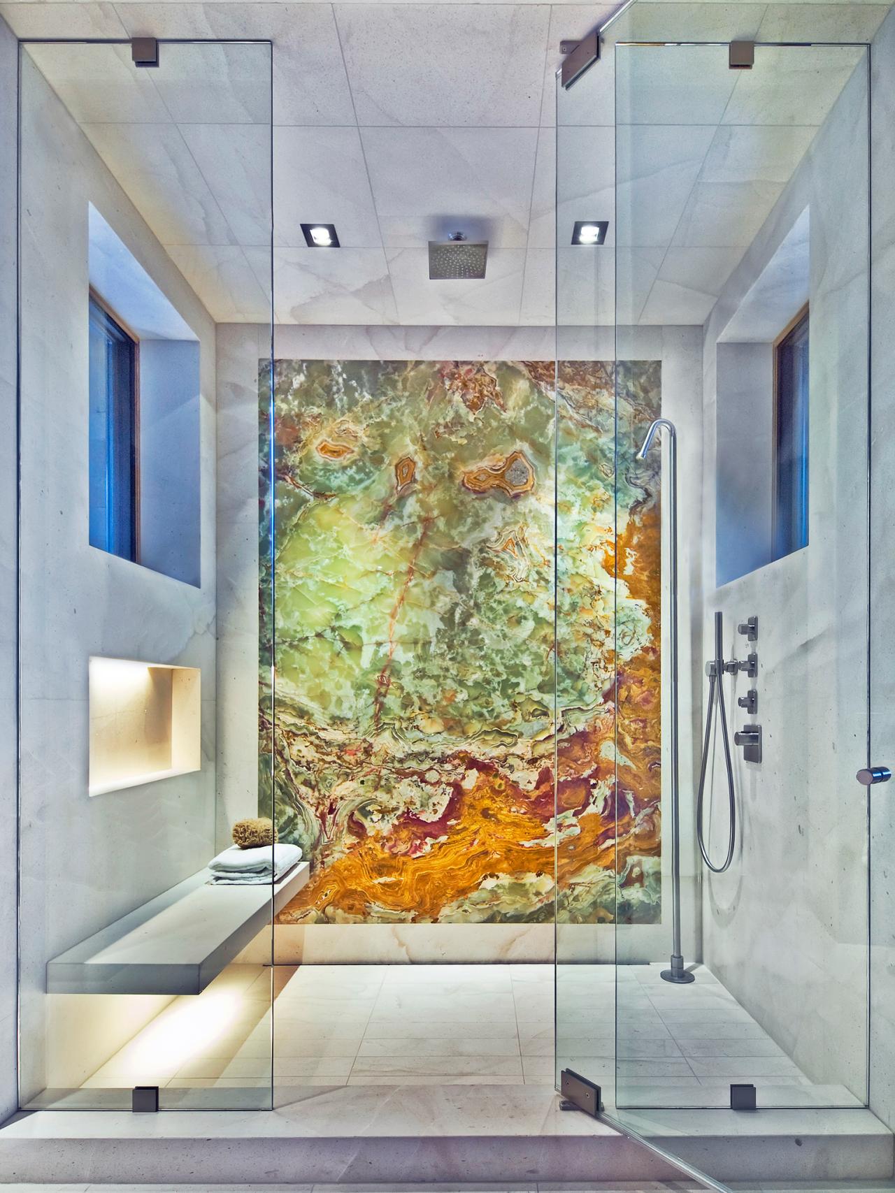 peinture art inspiration design moderne salle de bain style  vitre design d'intérieur