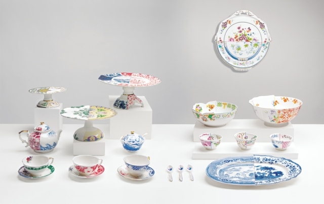 dessins assiettes aux motifs design service vaisselle design en porcelaine