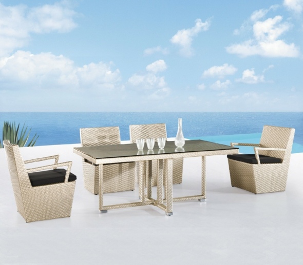 table chaises jardin design