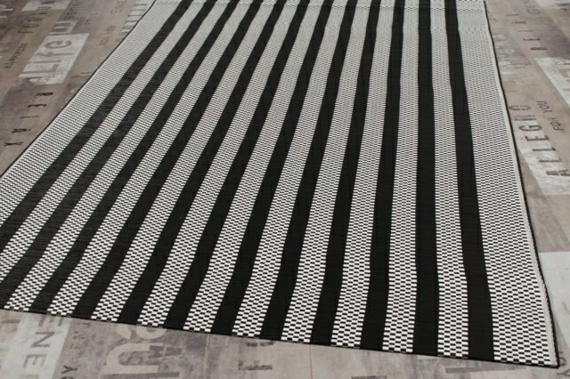 tapis design tapis bambou tapis noir et blanc tapis du salon