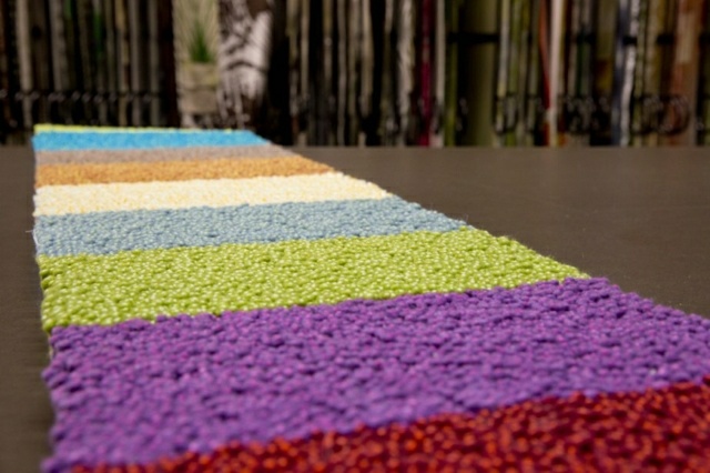 tapis coloré tapis du salon design en matériaux naturelles tapis naturel