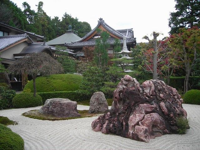 temple rochers zen signification
