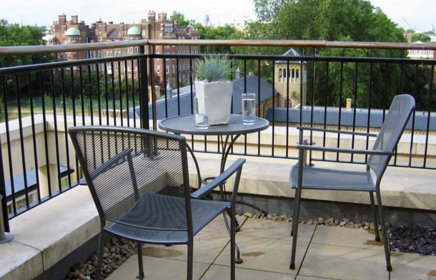 terrasse design meubles metal