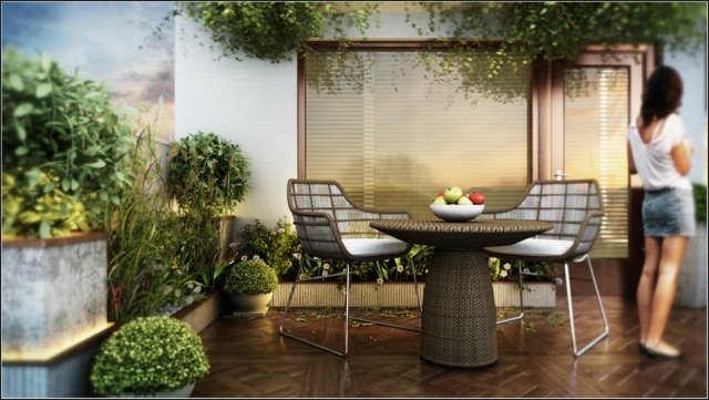 terrasse et jardin mobilier design contemporain