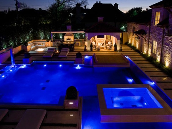 terrasse moderne piscine