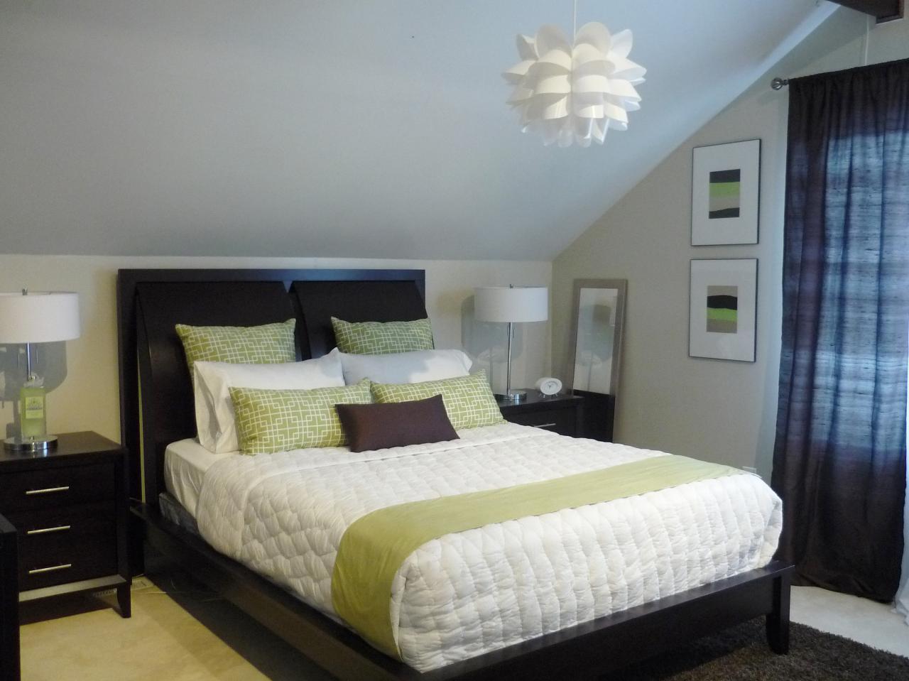 déco chambre lit tête de lit vert marron noir smartchic chambre design couleur crème