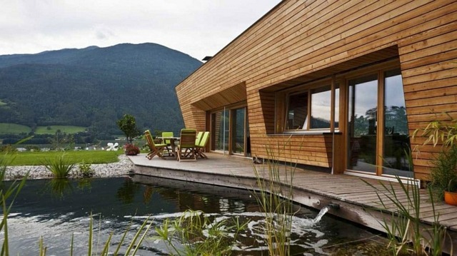 villa design House Brunner terrasse paysage