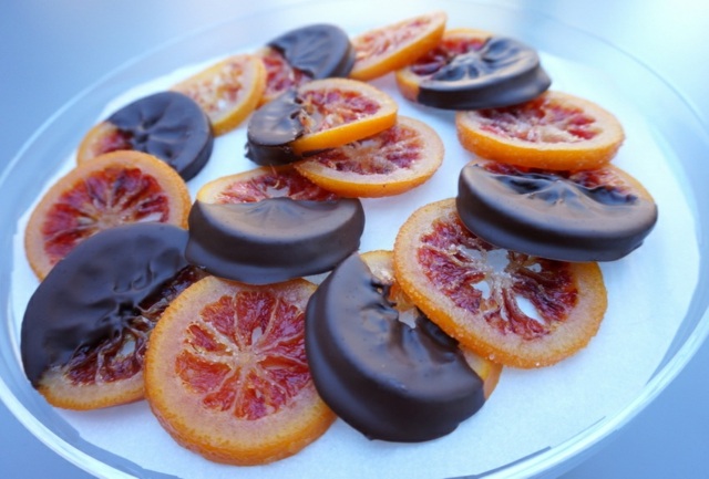 zoom oranges chocolat