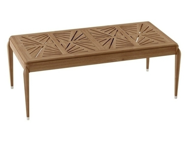 table basse jardin bois astello  design table rectangulaire malcor thierry massant