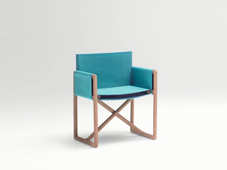 mobilier jardin design chaise de jardin pliante bleue design vincent van duysen