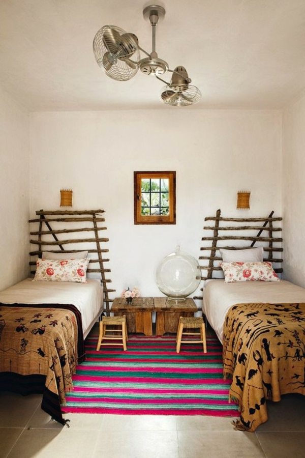 chambre enfants têtes de lit originales faites à la main
