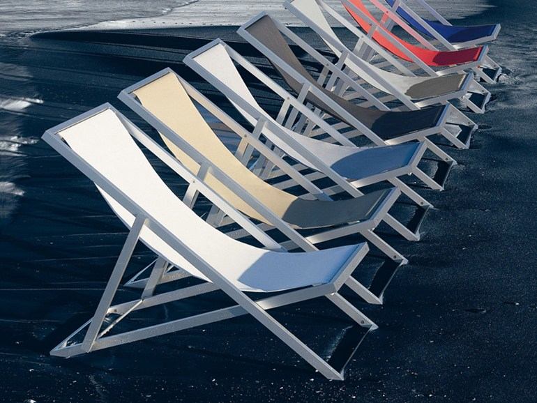 chiliennes en aluminium chaise longue inclinable design  moderne chiliennes jose Antonio Gandía Blasco